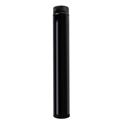 Wolfpack Tubo De Estufa Acero Vitrificado Negro Ø 130 mm. ideal Estufas De Leña, Chimenea, Alta Resistencia, Color Negro