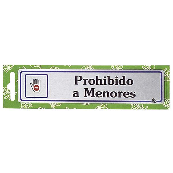 Rotulo "Prohibido A Menores"