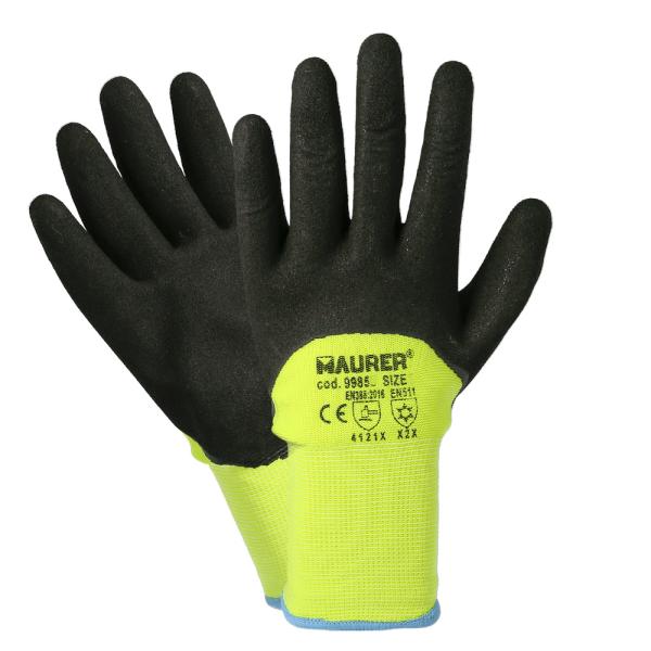 Guantes De Invierno Realizado En Poliester Acolchado Con Recubrimiento De FOAM Talla 9" (Par)