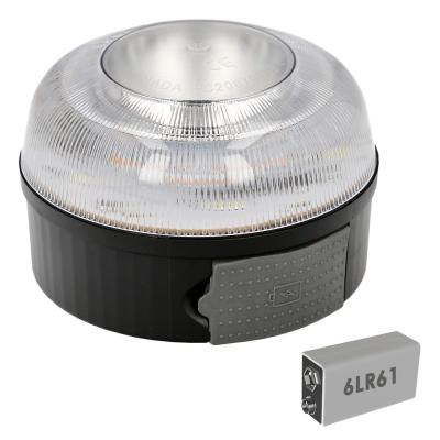 Luz Led Emergencia Coche V16 Baliza Luminosa Homologada, Pila 9V.